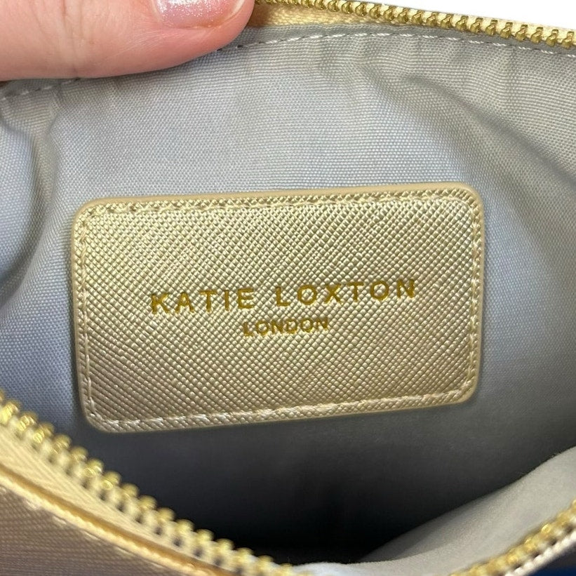 Katie Loxton London Gold Wonderful Mom Top Zip Perfect Pouch / Clutch