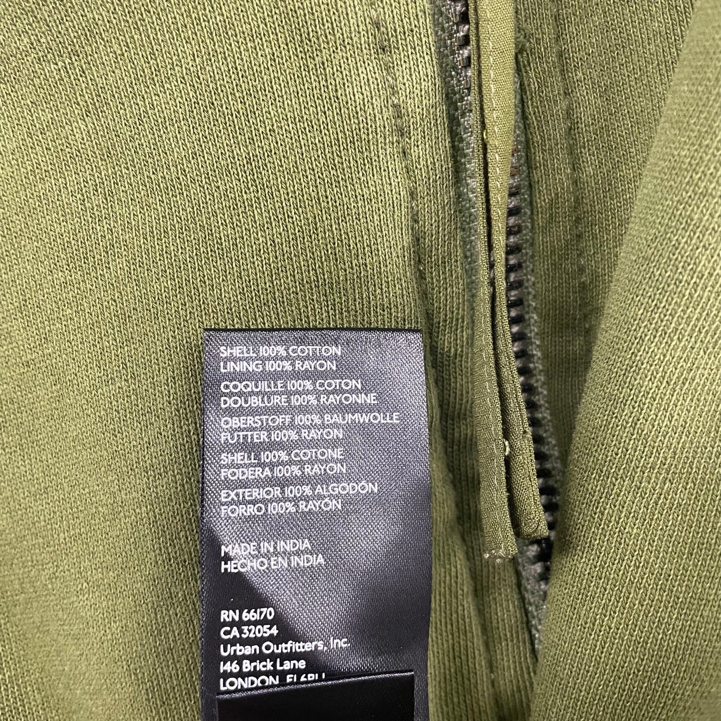 Free People We The Free Rebel Knit Oversized Moto Jacket Green Womens Small
