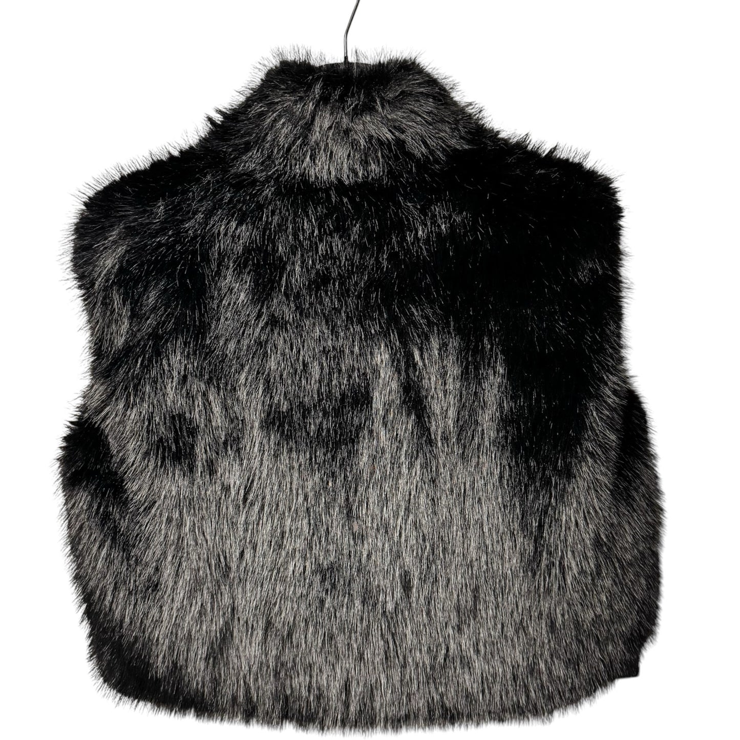 NWT Balenciaga Black Faux Fur Reversible Ski Jacket Womens 6