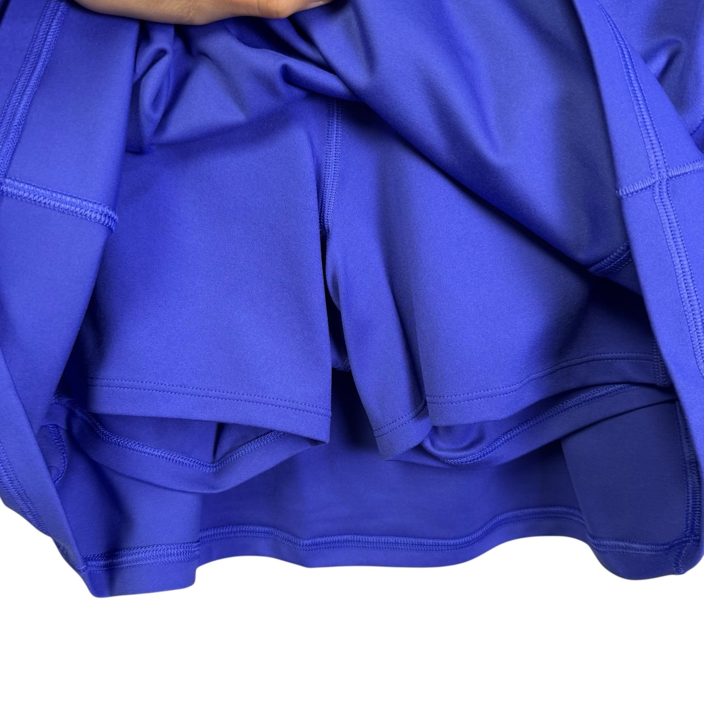 NWT Athleta Blue Pull On Salutation Stash Quick Drying Skort Womens Medium