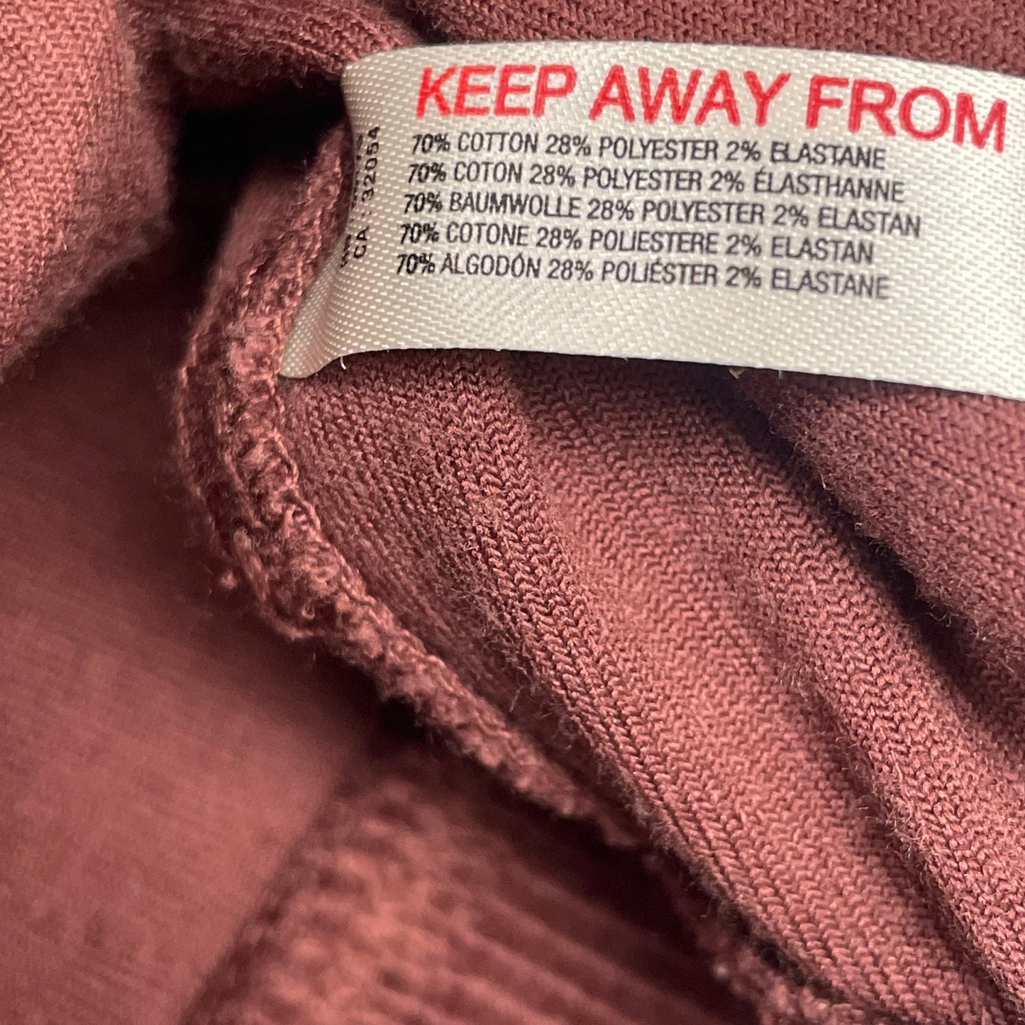 Anthropologie Daily Practice Velour Corduroy Flare Pants Plum Womens Small
