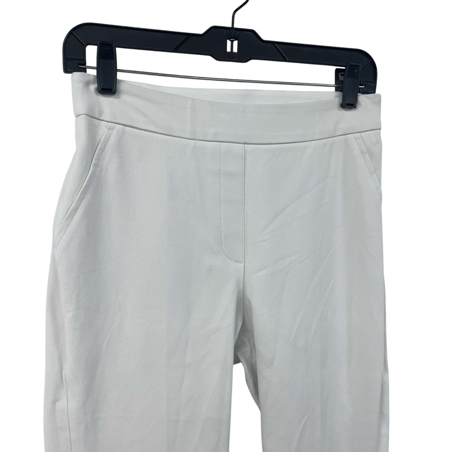 Spanx Pull On White Denim Ankle Length Pants Womens Size Small
