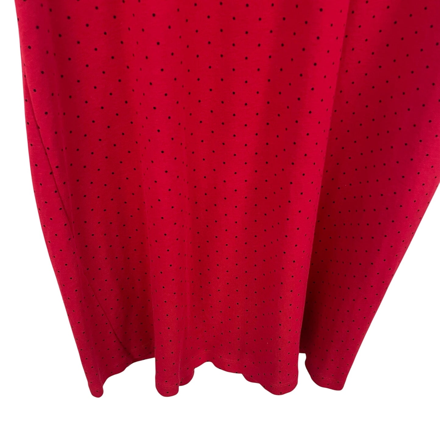 Tommy Hilfiger Short Sleeve Polo Dress Red Navy Polka Dot Print Womens Size XXL