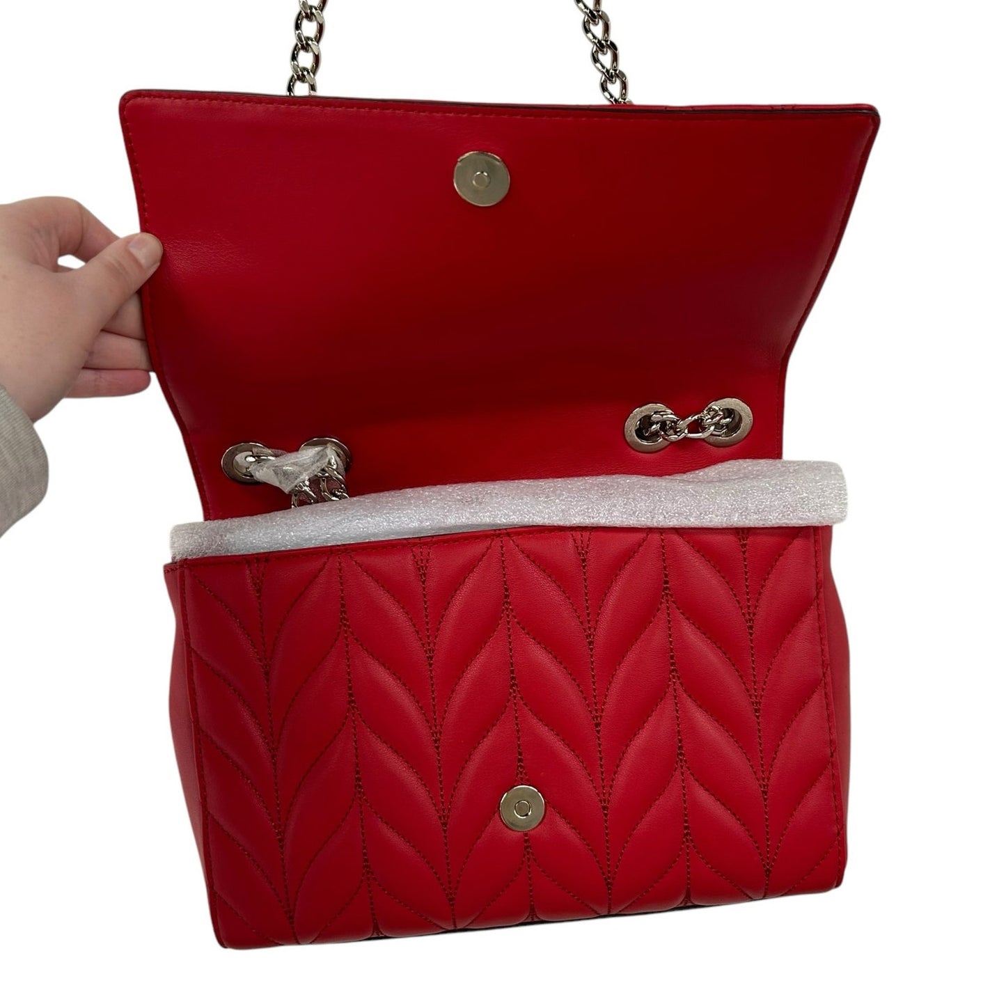 NWT Kate Spade Hot Chili Red Briar Lane Quilted Emelyn Shoulder Bag