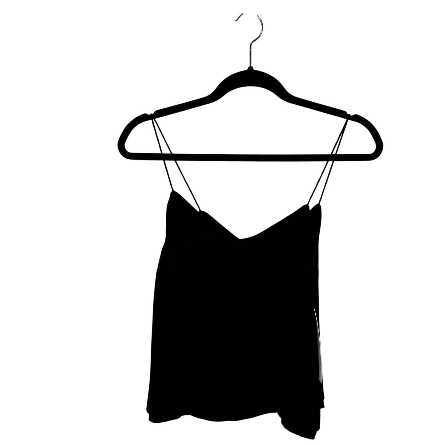 NWT Veronica Beard Black Sleeveless Tiered Silk Sonya Tank Top Womens X-Small