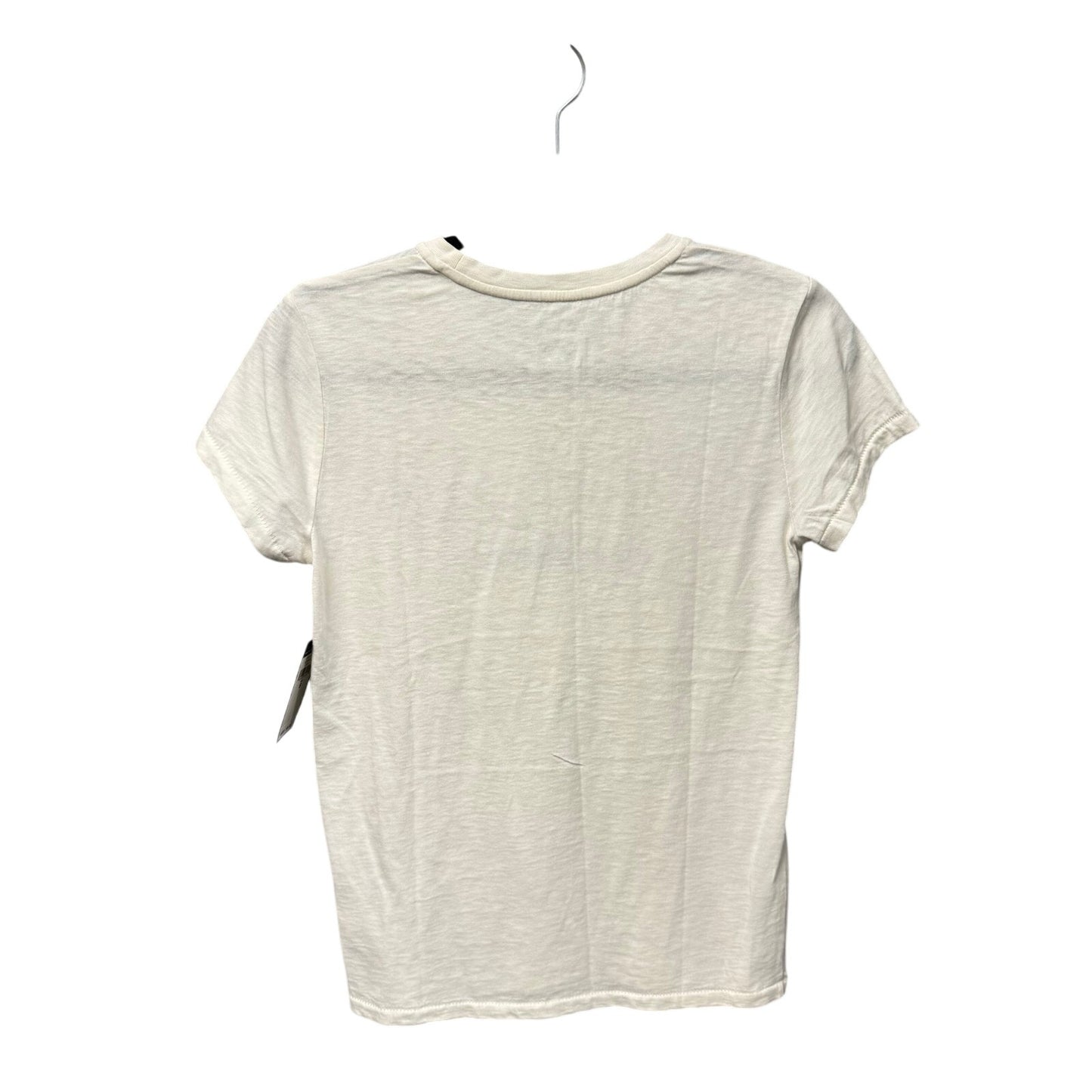 NWT Polo Ralph Lauren White Navy Embroidered Short Sleeve Top Womens Small