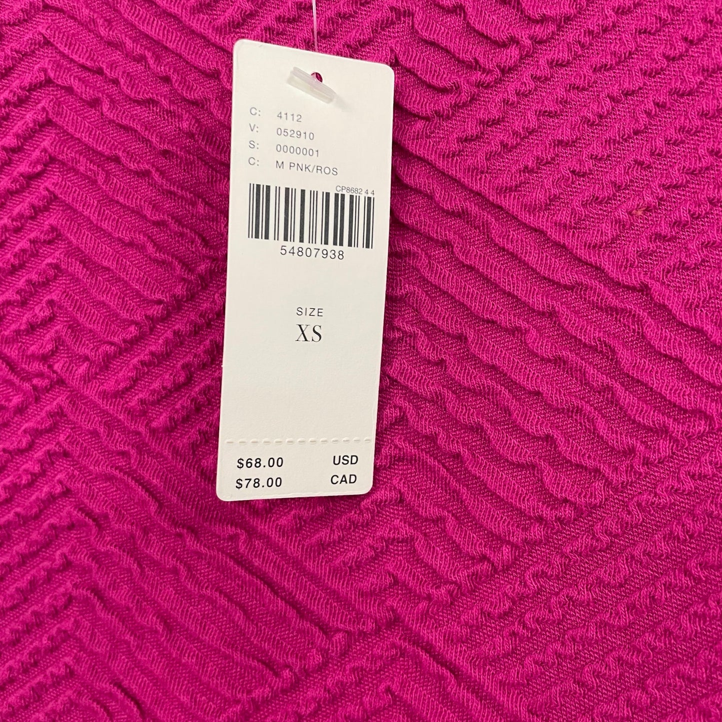 NWT Anthropologie Maeve Dark Pink Textured Mikayla Peplum Top Womens Size XS