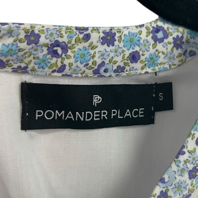 Pomander Place Tuckernuck Multi Floral Tiered Fran Mini Dress Womens Small