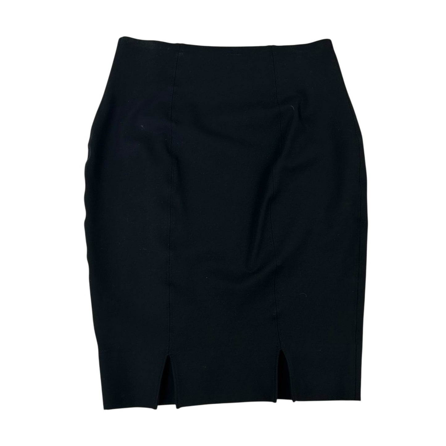 Spanx The Perfect Classic Black Ponte Pull On Pencil Skirt Womens Small
