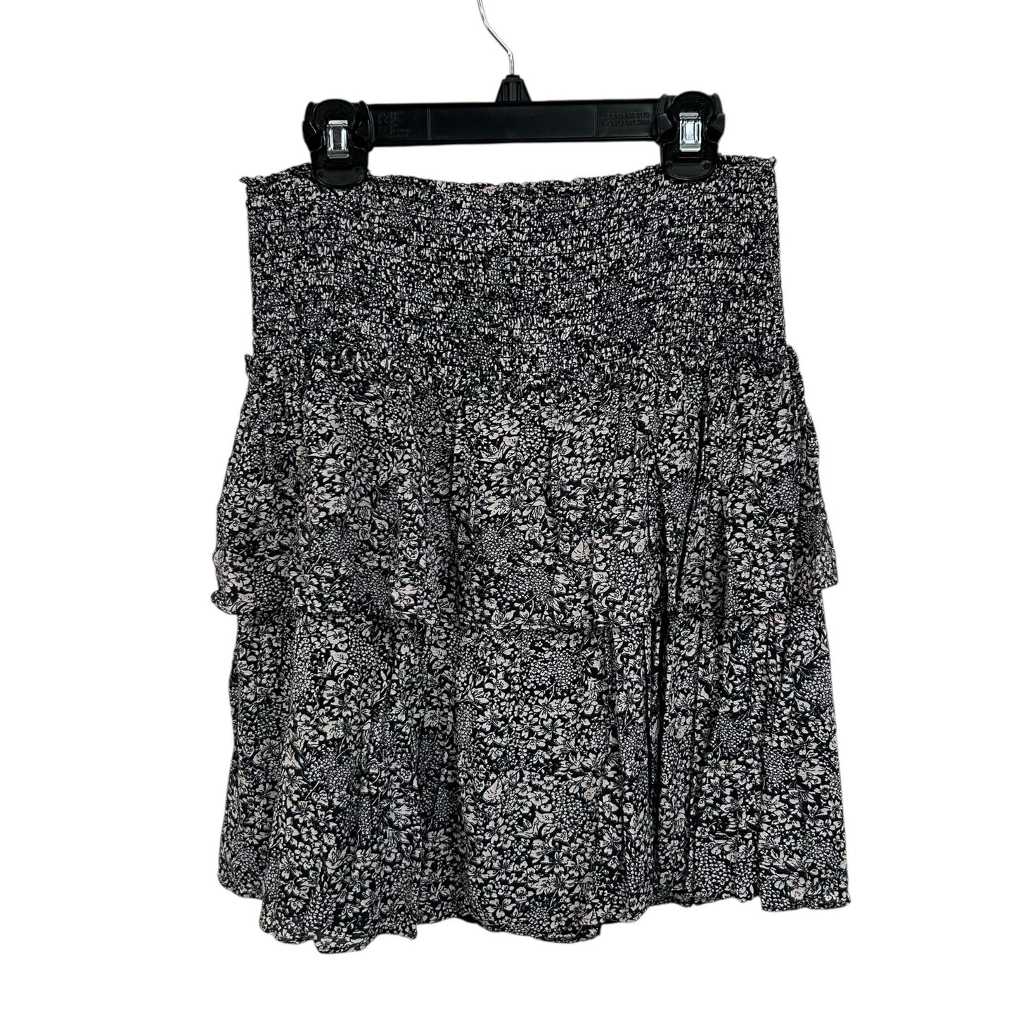 by Anthropologie Smocked Waist Jennalyn Tiered Pull On Mini Skirt Womens Small