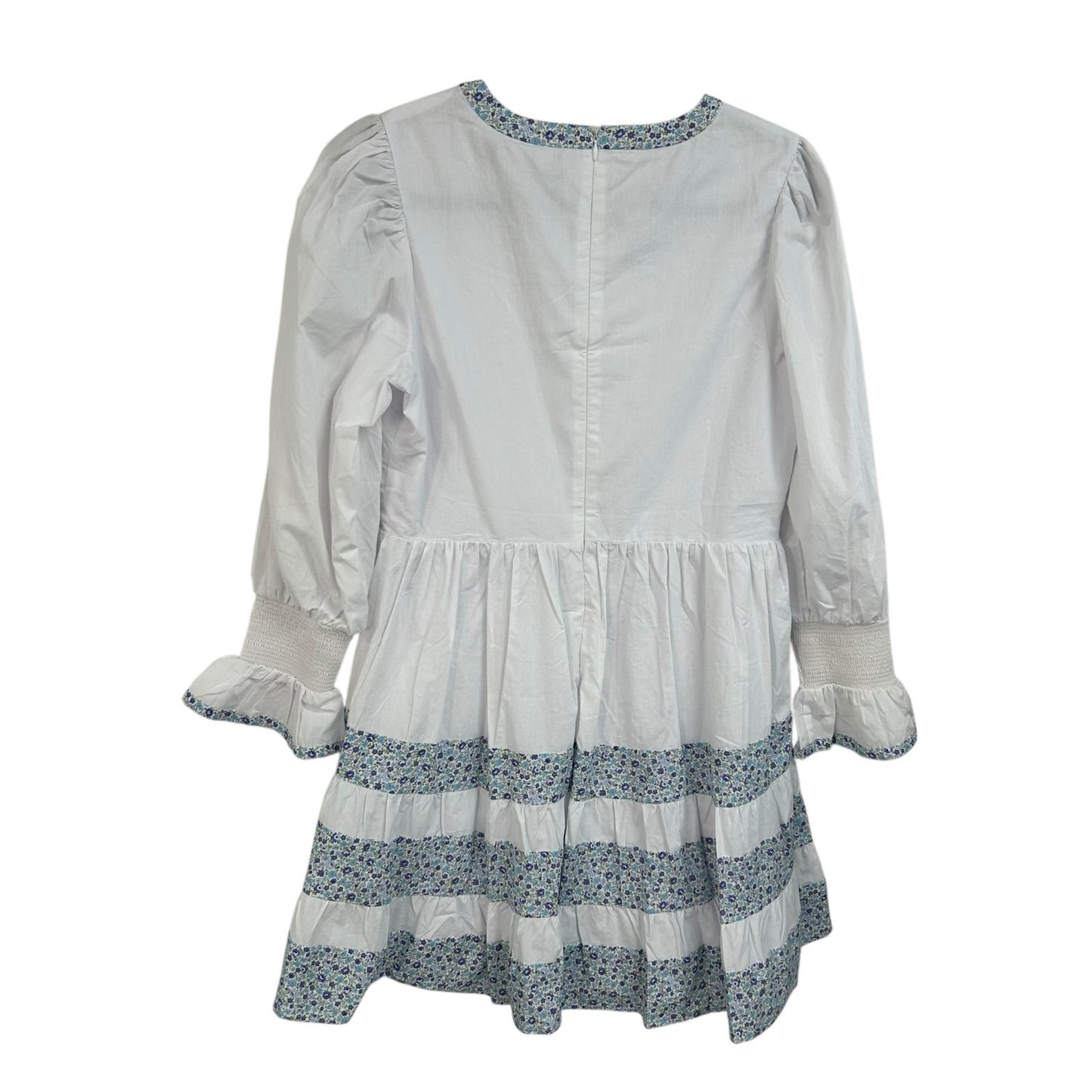 Pomander Place Tuckernuck Multi Floral Tiered Fran Mini Dress Womens Small