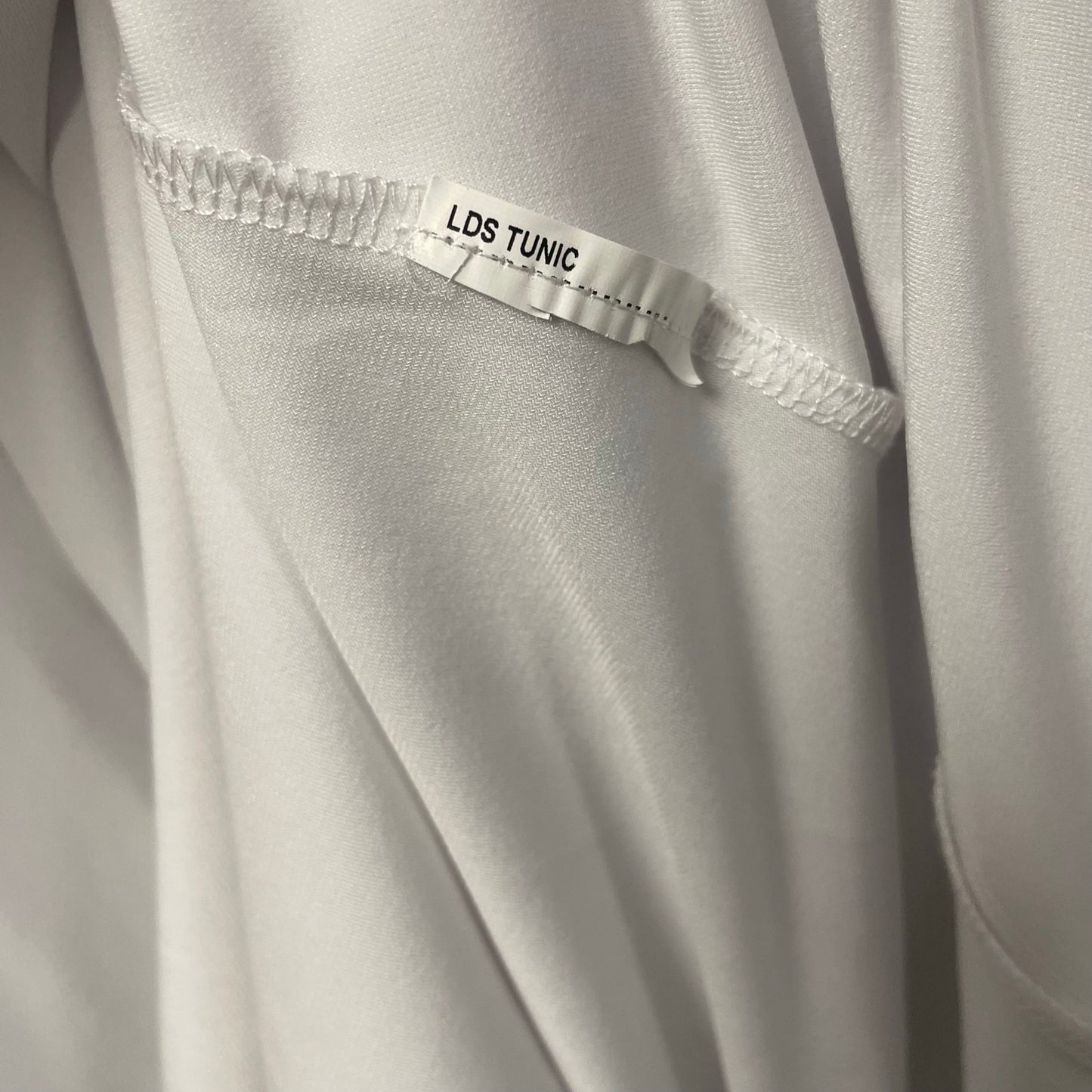Joseph Ribkoff 3/4 Sleeve V Neck Layered White Stretch Top Womens 6