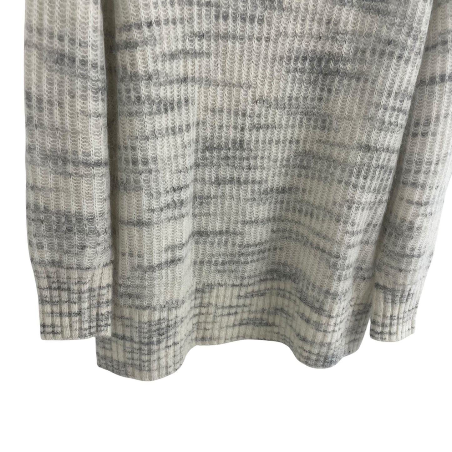 Everlane The Alpaca Wool Oversized Turtleneck Sweater Cream Gray Womens Large