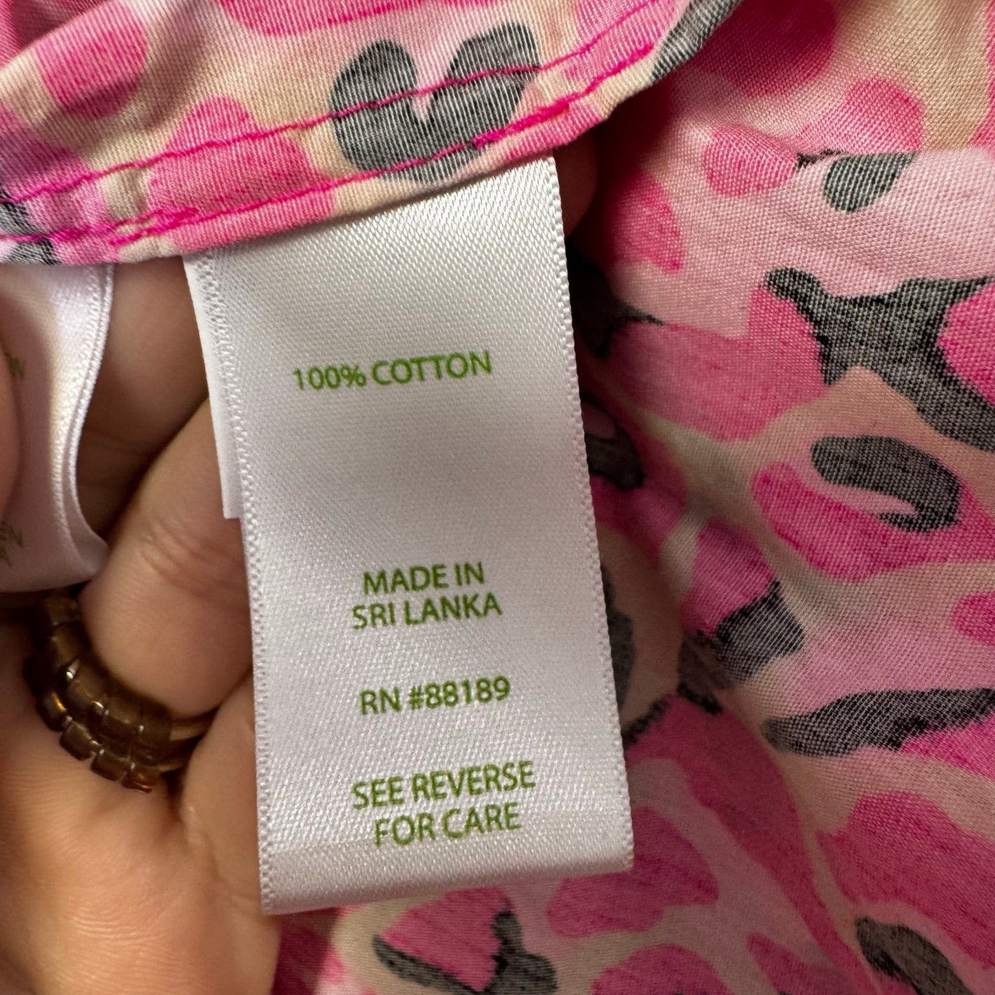Lilly Pulitzer Pink Topaz in My Favorite Spot Sherida Top Womens XX-Small