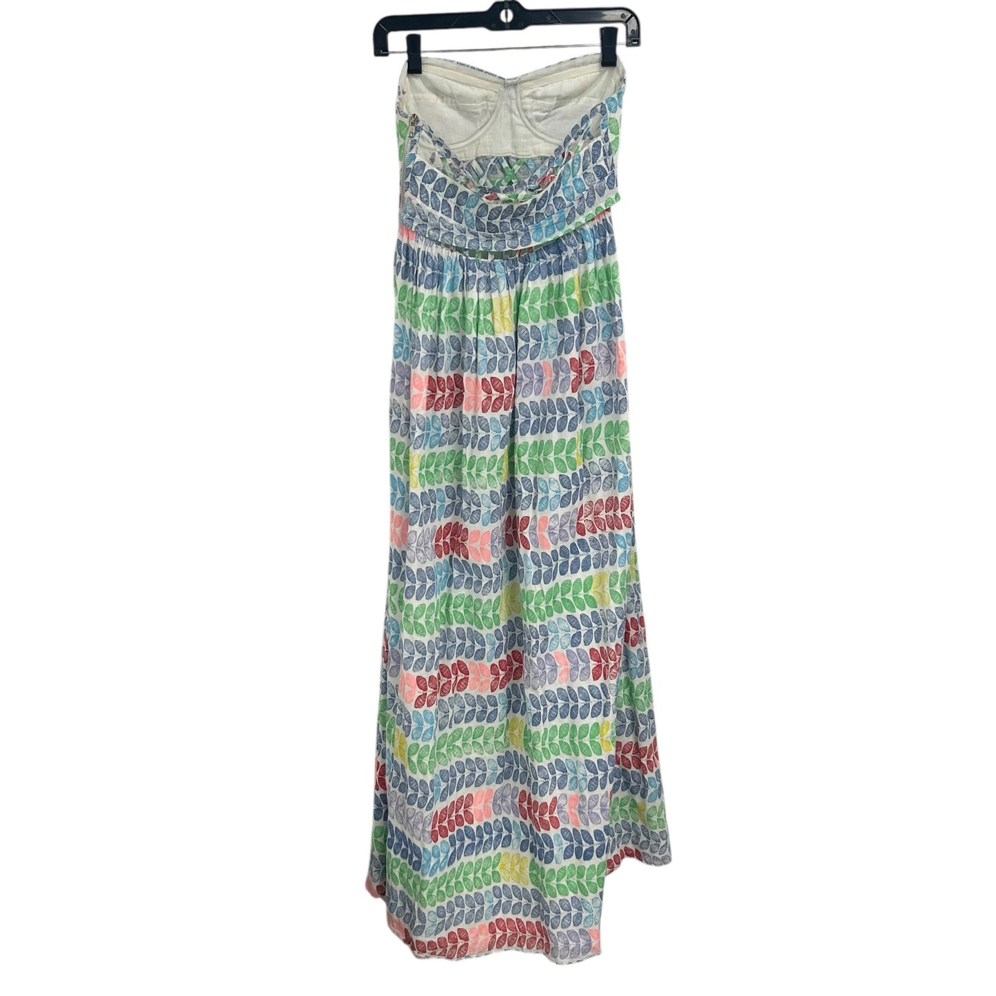 Mara Hoffman Swim Multicolor Leis Lattice Bustier Cotton Maxi Dress Womens 6