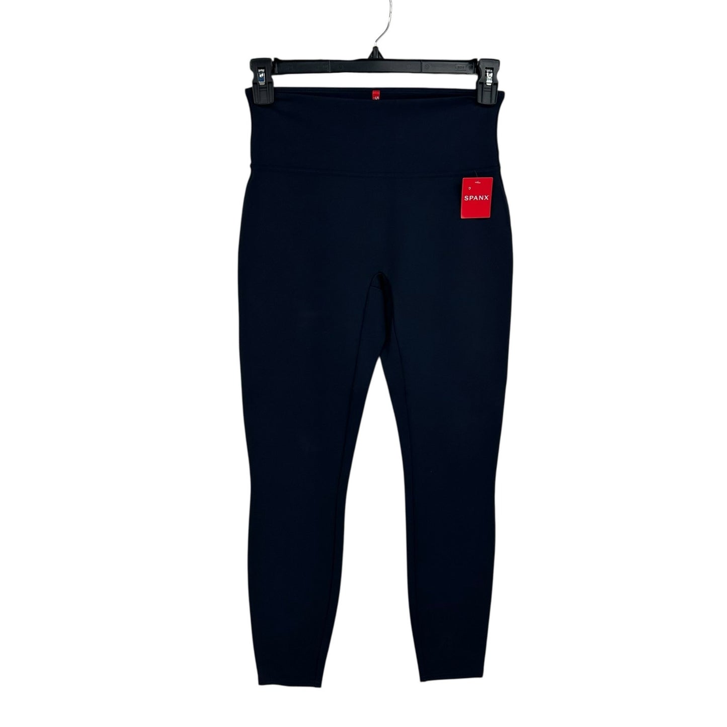 NWT Spanx Classic Navy Blue Ponte Ankle Pull On Leggings Womens Small