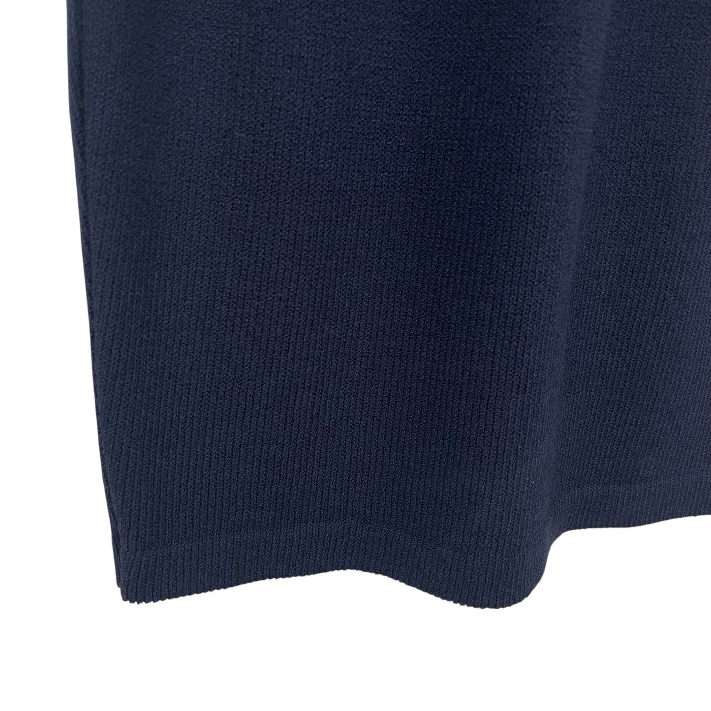 St. John Basics Santana Knit Navy Knee Length Pencil Skirt Womens Size 4