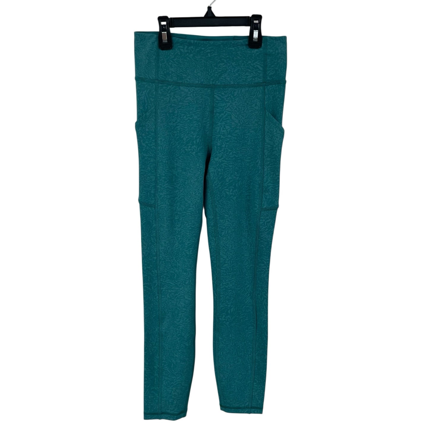 Lululemon Athletica Invigorate High Rise Tight 25" Crunch Teal Lagoon Womens 4