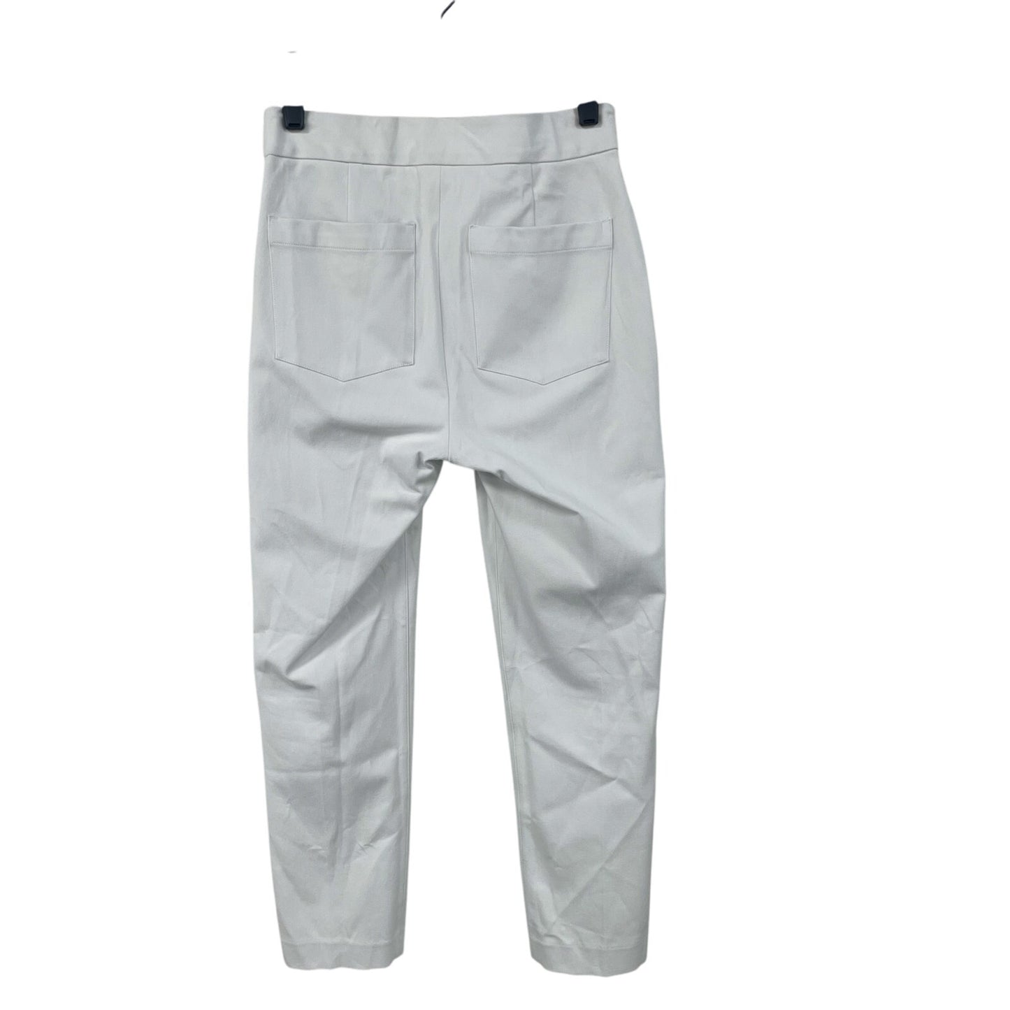 Spanx Pull On White Denim Ankle Length Pants Womens Size Small