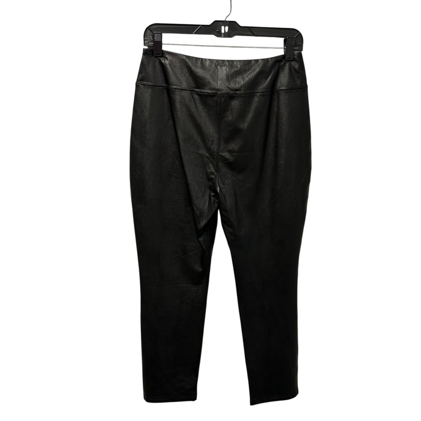 Tuckernuck Black Faux Leather Pull On Leggings Womens Size Large