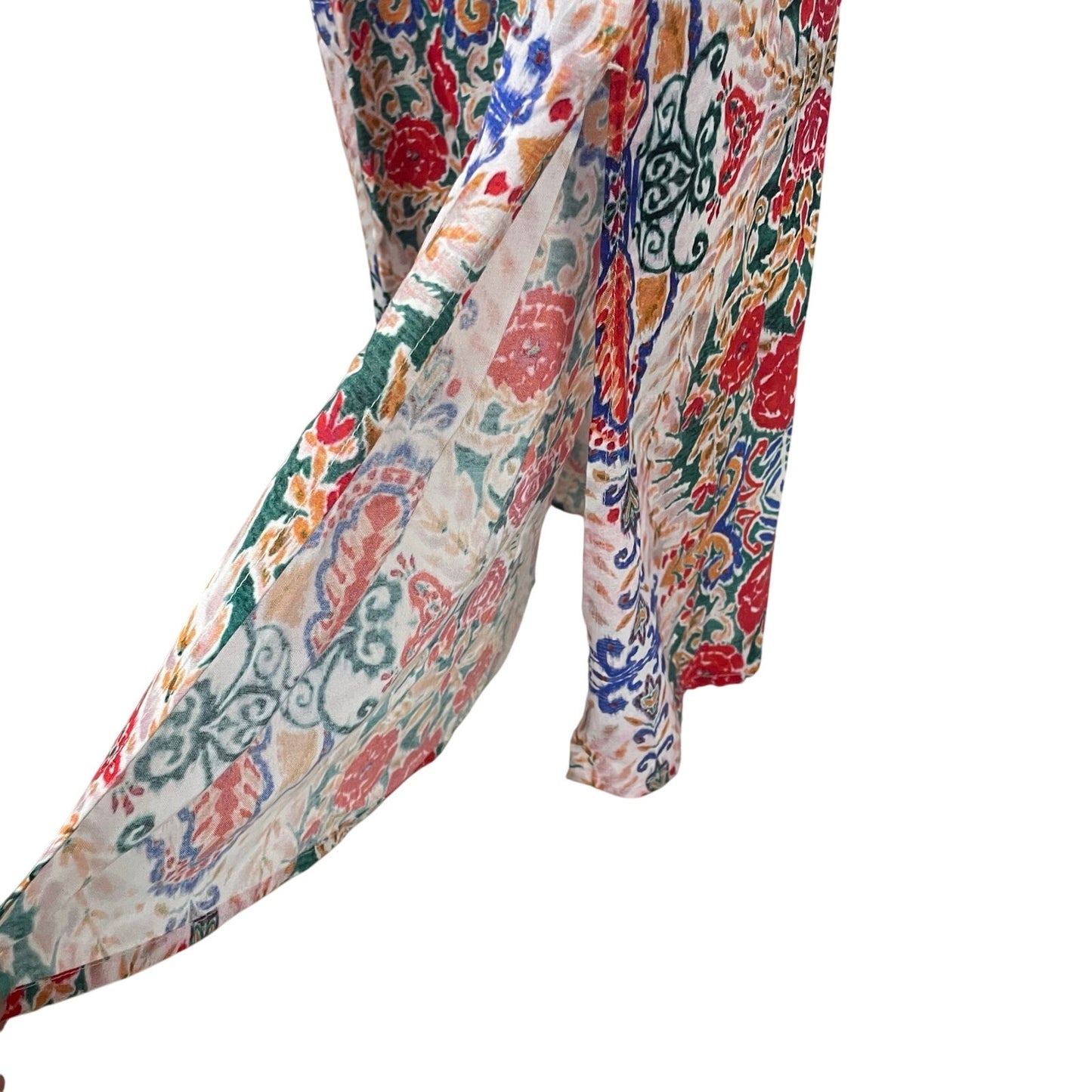 Soft Surroundings Ipanema Dress in Rio Rainbow Print Womens Petite Medium