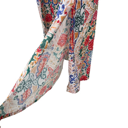 Soft Surroundings Ipanema Dress in Rio Rainbow Print Womens Petite Medium