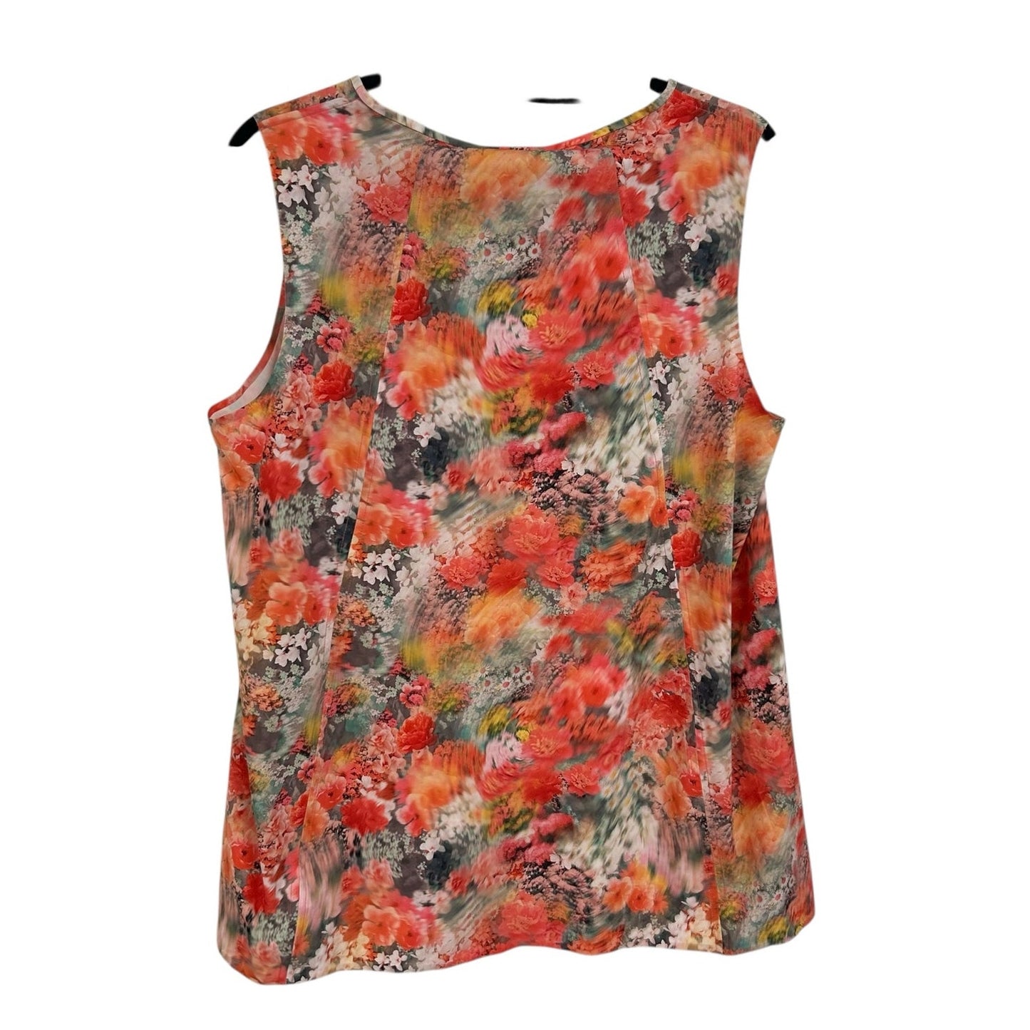 NWT Athleta Bloom Spring Pink Floral Print Refined Zephyr Tank Top Womens Large