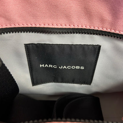Marc Jacobs Pink White Double Handle The Vote Tote Bag w/ Crossbody Strap AS IS