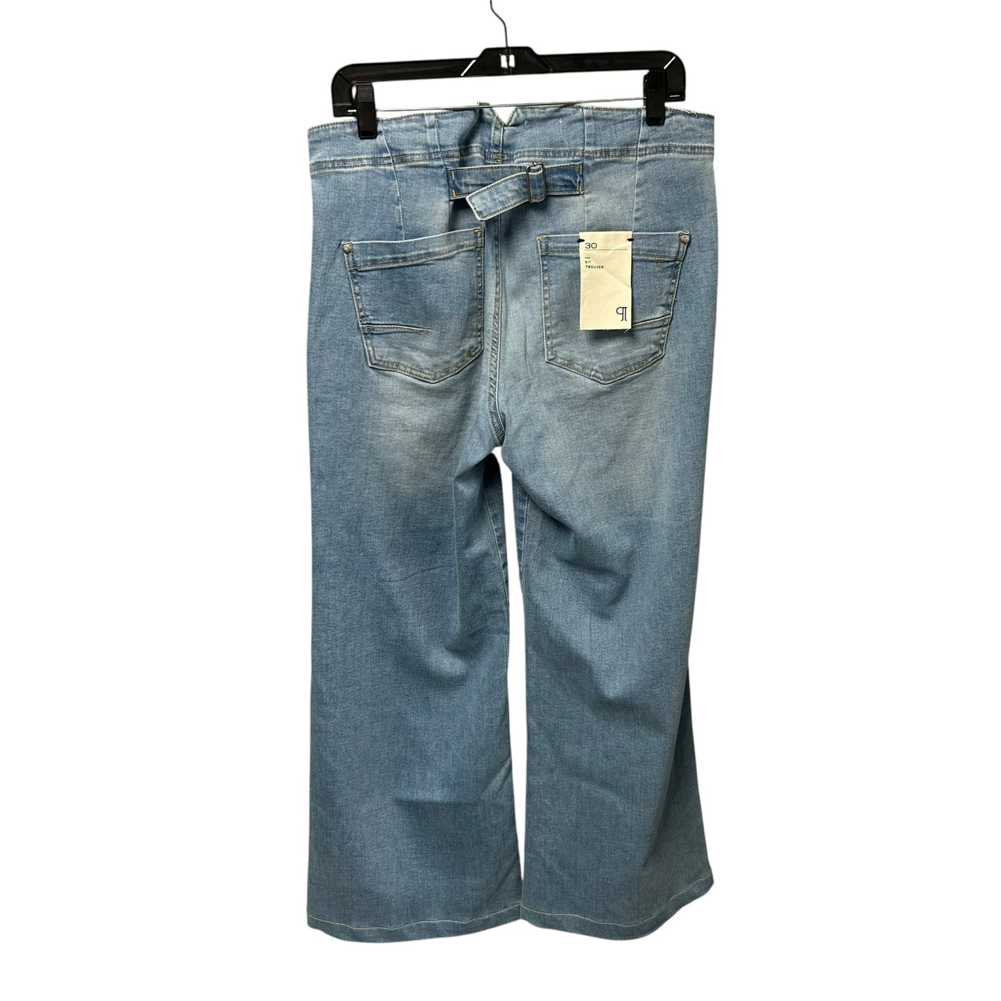 NWT Pilcro The Kit High-Rise Wide-Leg Utility Trouser Denim Jeans Womens Size 30
