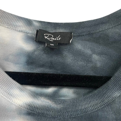 Rails The Tank Dress Black Navy Dip Dye Midi Length Womens Medium