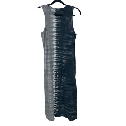 Rails The Tank Dress Black Navy Dip Dye Midi Length Womens Medium
