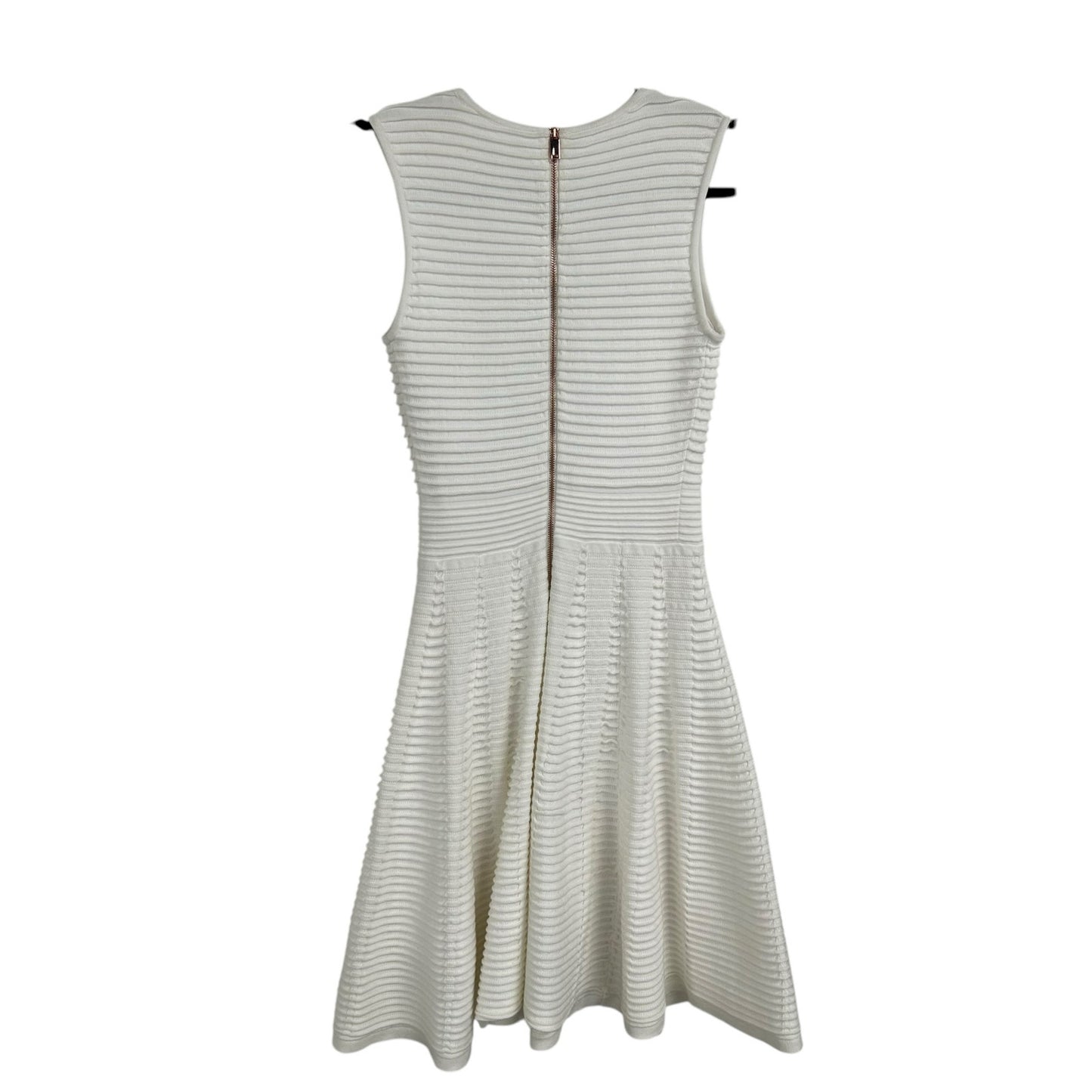 NWT Ted Baker London White Nadyne Ottoman Detailed Dress Womens 1 / US 4
