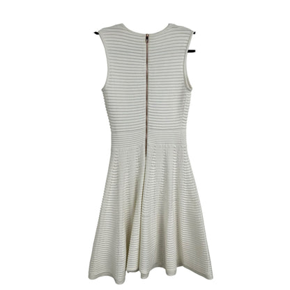 NWT Ted Baker London White Nadyne Ottoman Detailed Dress Womens 1 / US 4