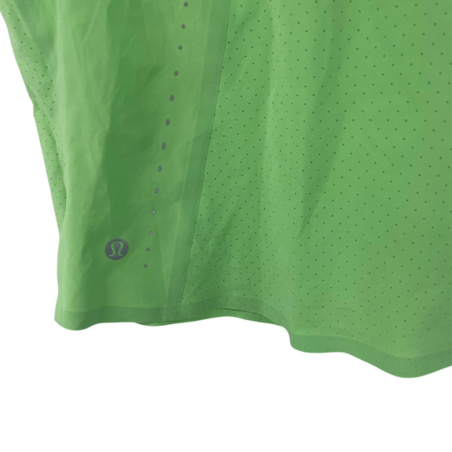 Lululemon Swift Ventilated Running Tank Top Scream Green Light Womens 4
