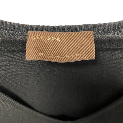 Kerisma Black Knit Pullover Poncho Roslyn Top Womens One Size