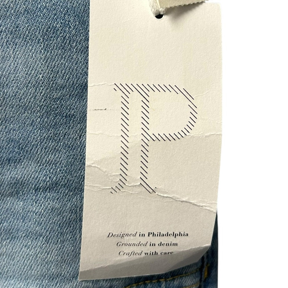 NWT Pilcro The Kit High-Rise Wide-Leg Utility Trouser Denim Jeans Womens Size 30