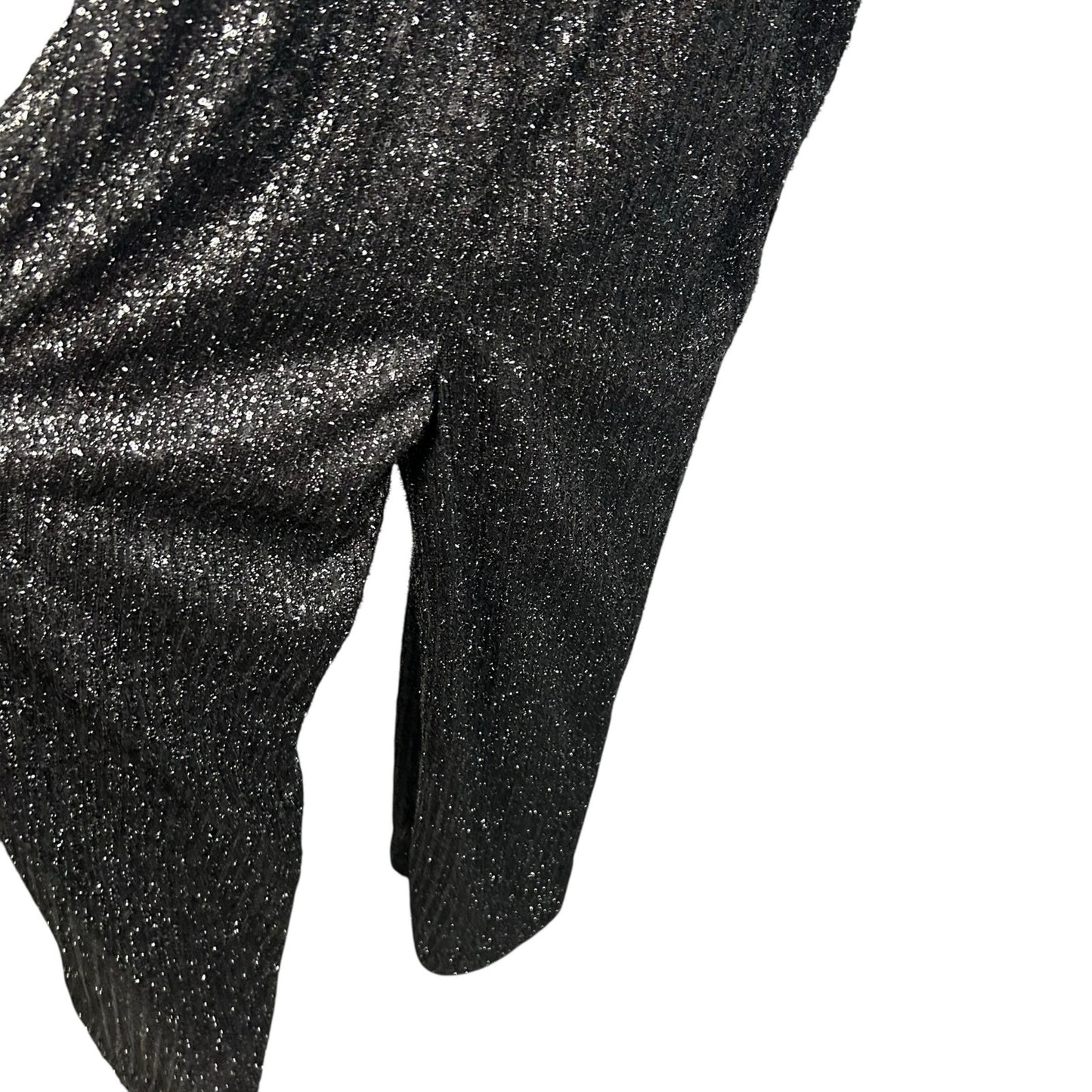 NWT Maeve by Anthropologie Black Sequin Disco Sleeveless Jumpsuit Womens 4