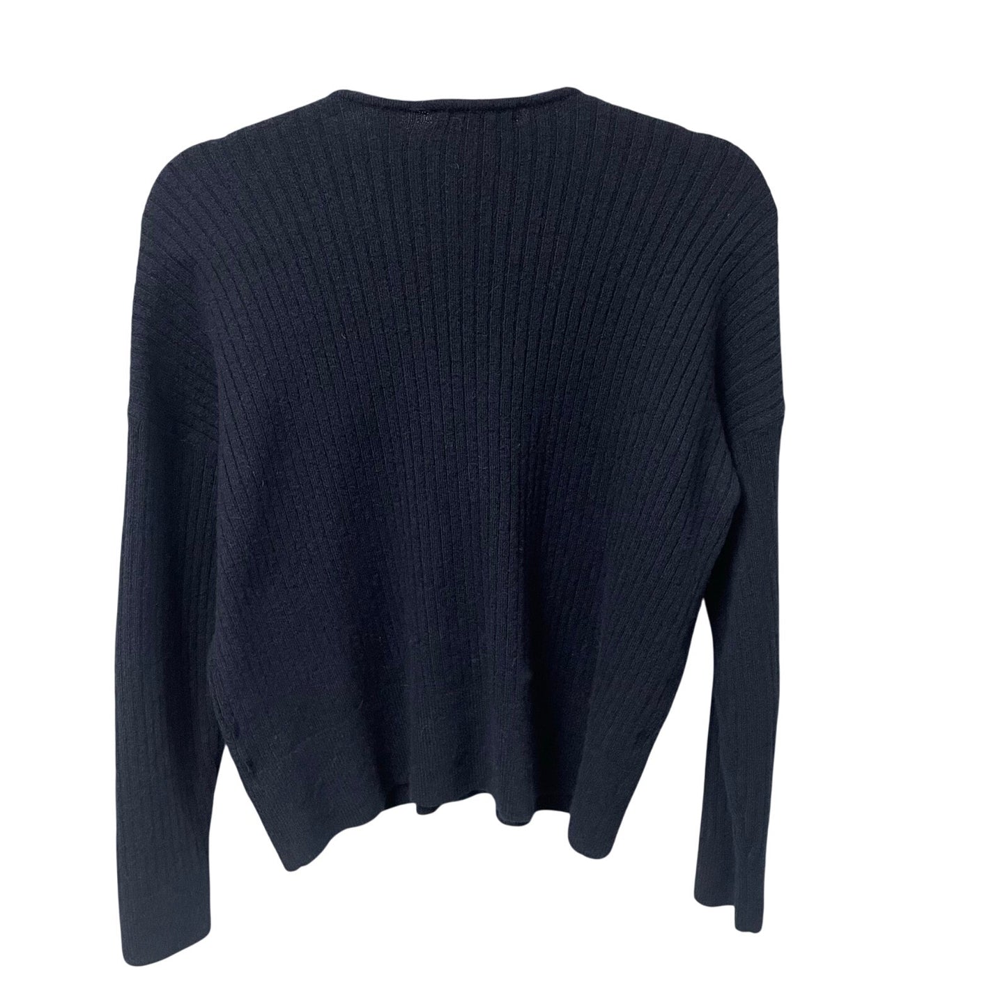 Madewell Cameron Ribbed Cardigan Sweater in Coziest Yarn Deep Indigo Womens XS