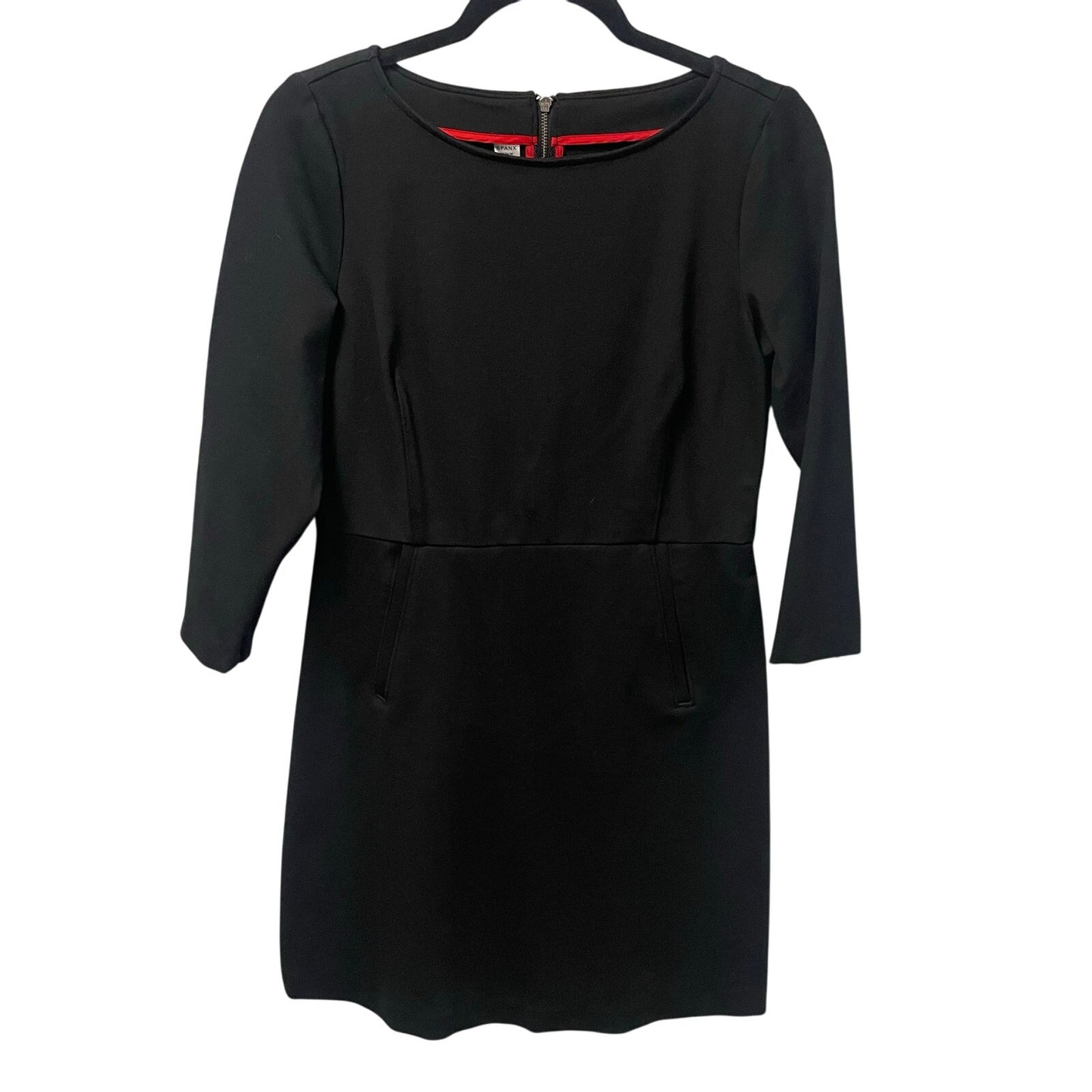 Spanx The Perfect Shift Dress in Classic Black Ponte Stretch Womens Size Medium