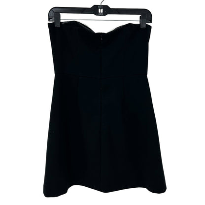 French Connection Black White Bow Front Strapless Mini Dress Womens US 4