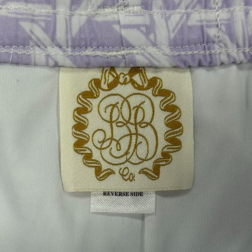 The Beaufort Bonnet Company Purple Ocean Club Cane Tortola Swim Trunks Boys 12