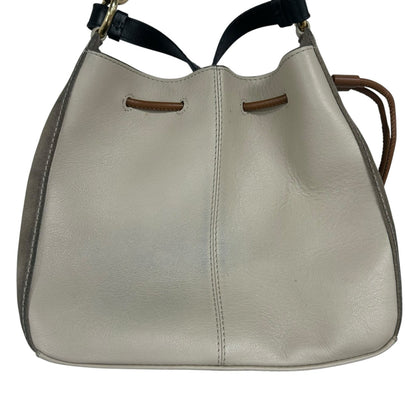 See By Chloe Tony Leather & Suede Drawstring Color Block Shoulder Bag