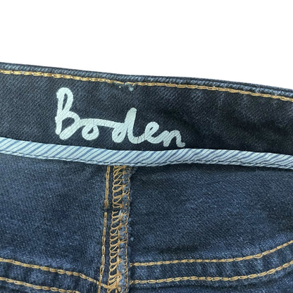 Boden Faded Black Denim Straight Fit Skirt Womens Size 4?