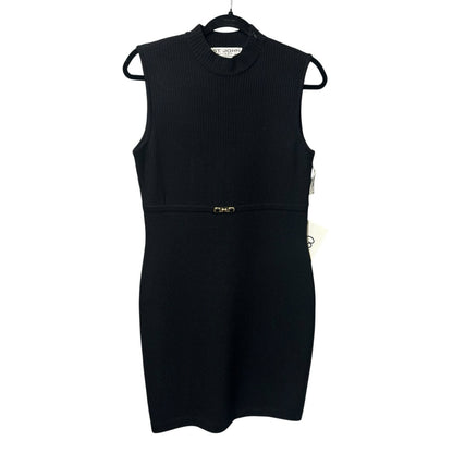 NWD St. John Collection by Marie Gray Black Wool Blend Sleeveless Dress Womens 6