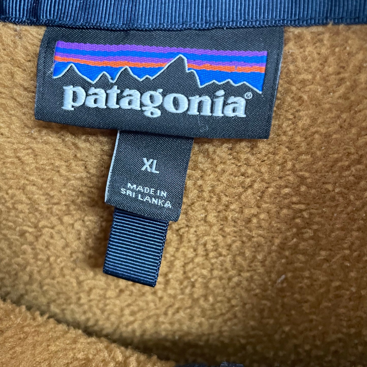 Patagonia Full Zip Retro Pile Jacket in Bear Brown Mens Size XL