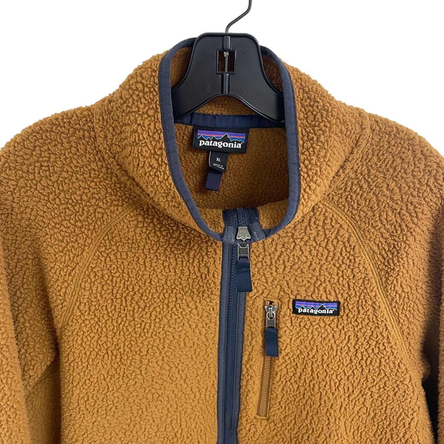 Patagonia Full Zip Retro Pile Jacket in Bear Brown Mens Size XL