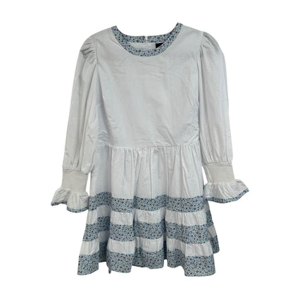 Pomander Place Tuckernuck Multi Floral Tiered Fran Mini Dress Womens Small