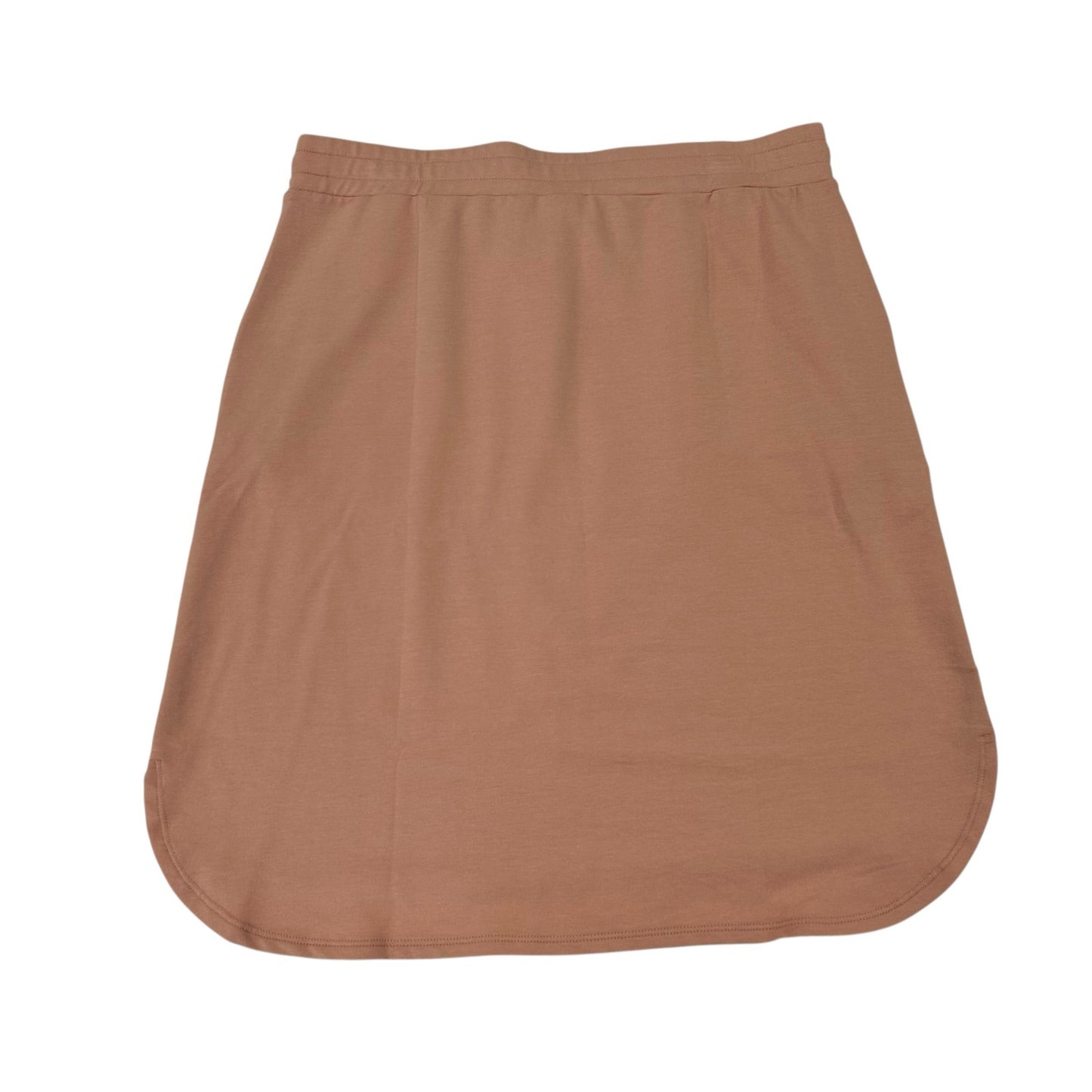 Logo Lounge Peach Cotton Blend Elastic Waist Drawstring Skirt Womens Medium