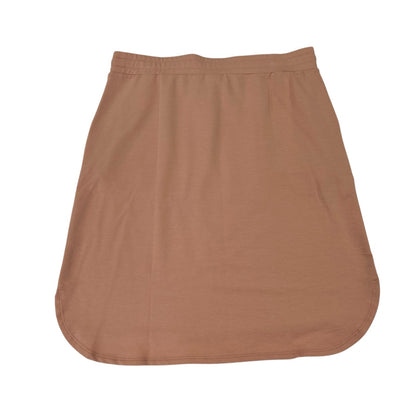 Logo Lounge Peach Cotton Blend Elastic Waist Drawstring Skirt Womens Medium