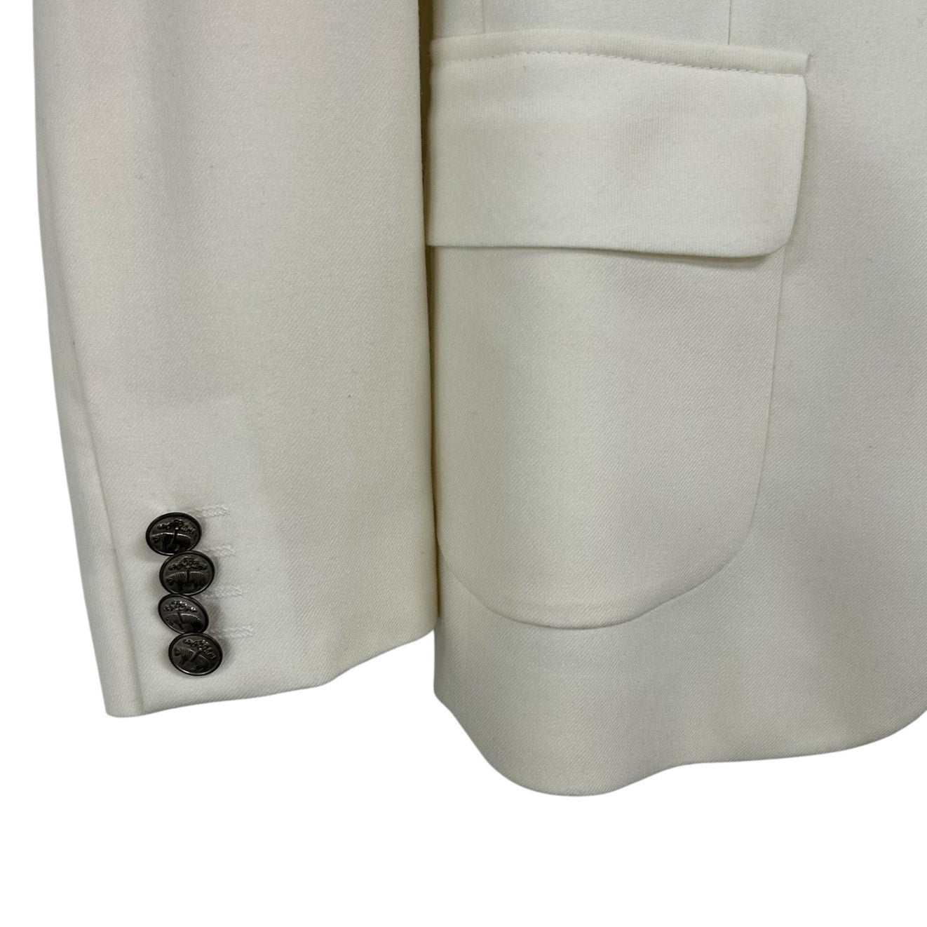NWT $498.00 Brooks Brothers White Wool Stellita Fit Blazer Jacket Womens US 6